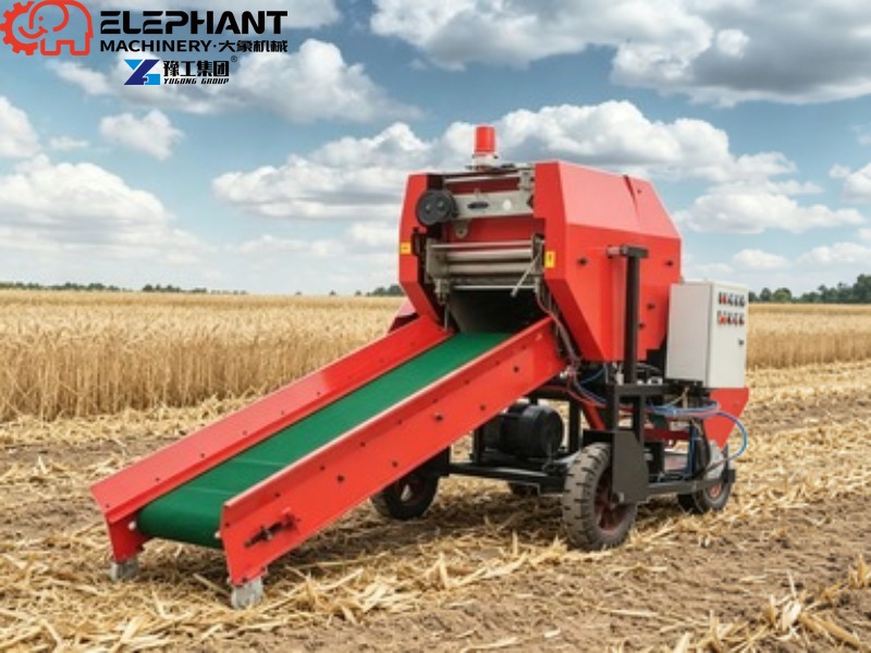Silage Baler Machine - Мини-пресс-подборщик для сена для фермерских хозяйств,