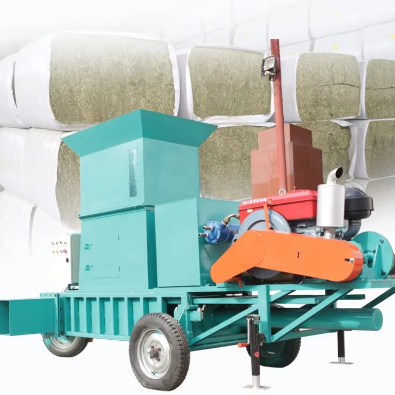 Silage Baler Machine - Мобильный дизельный гидравлический пресс-подборщик для сена