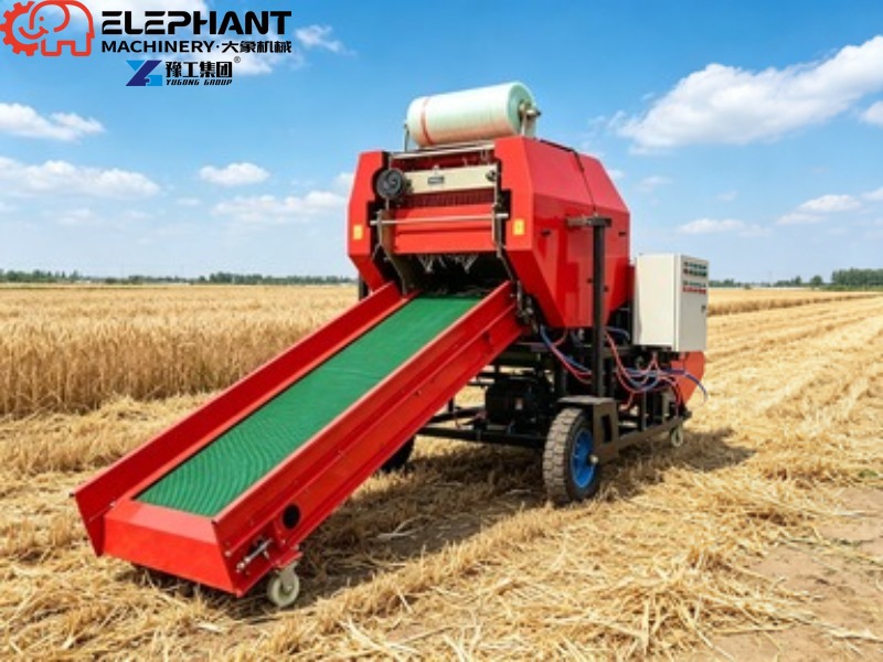 Silage Baler Machine - Мини-пресс-подборщик для сена, малогабаритный пресс для