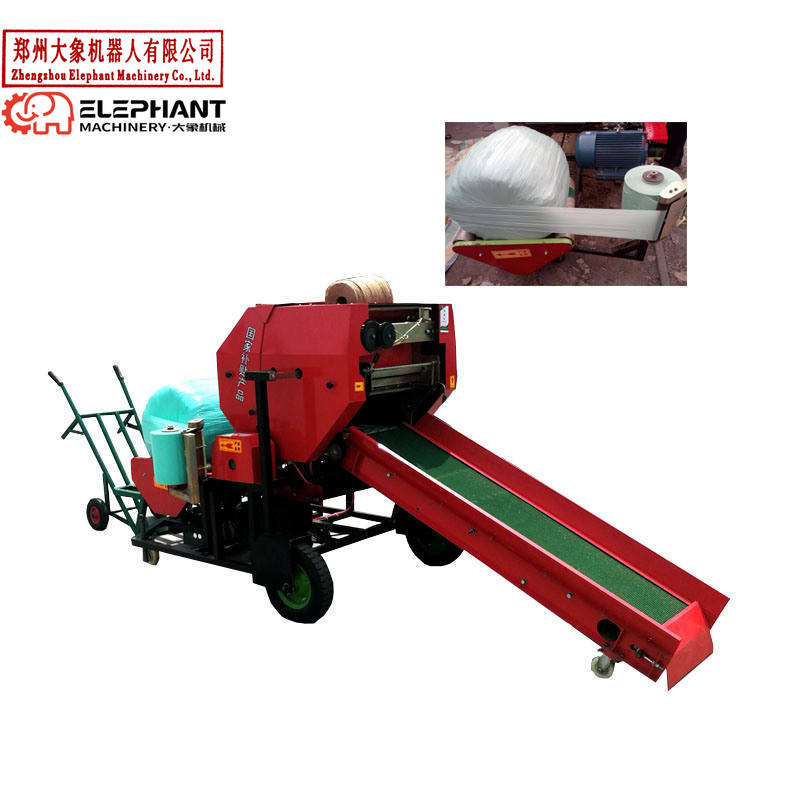 Silage Baler Machine - Мини-круглопакетный пресс-подборщик-обмотчик для сенажа, соломы, фуражной