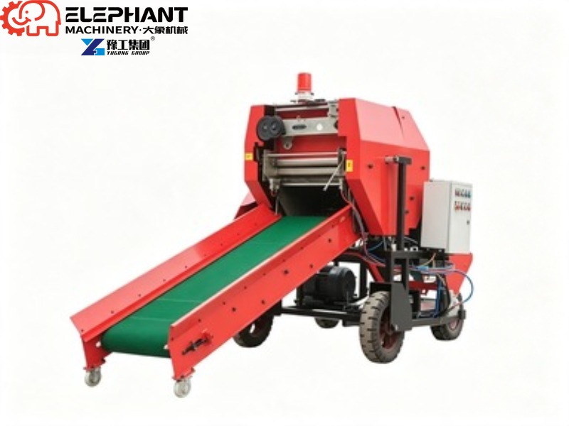 Мини-пресс-подборщик для сена  – обзор и цена Silage Baler Machine