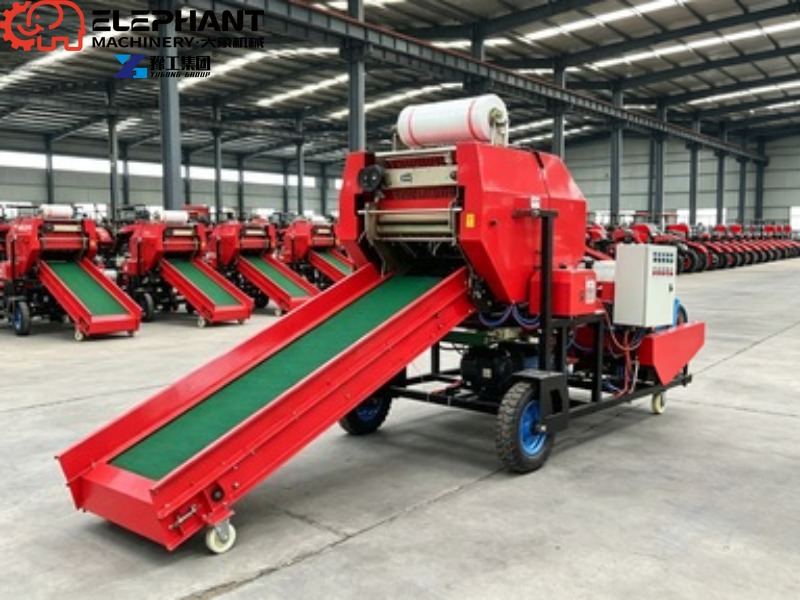 Мини-пресс-подборщик для сена, – обзор и цена Silage Baler Machine
