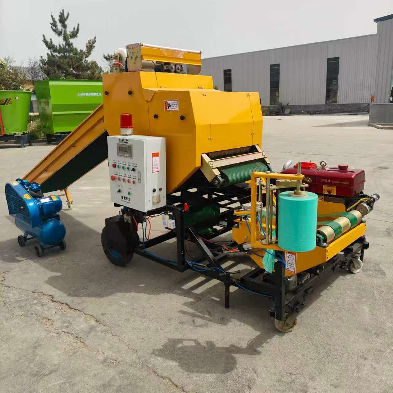Машина для упаковки силоса в р – обзор и цена Silage Baler Machine